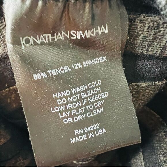 JONATHAN SIMKHAI Womens Black Jersey Ribbed Megan Maxi Dress Size Small - Picture 5 of 7